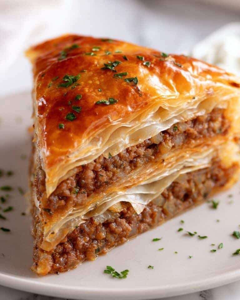 Kreatopita (Greek Meat Pie) Recipe