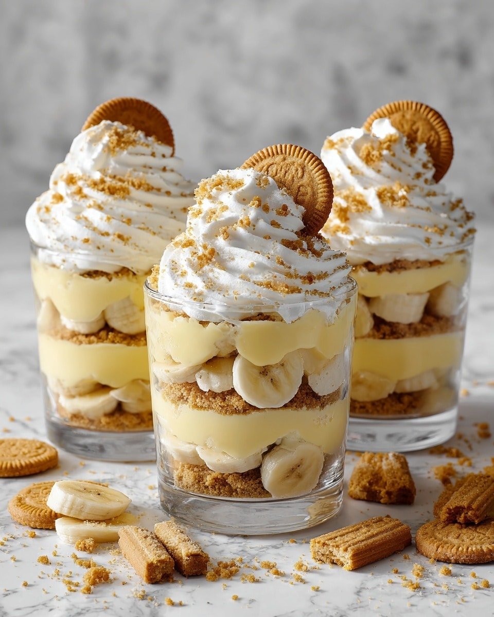 Easy Banana Pudding Cups Recipe - Recipe Image — Easy Banana Pudding Cups, banana pudding dessert, individual pudding servings, quick banana pudding, homemade banana pudding
