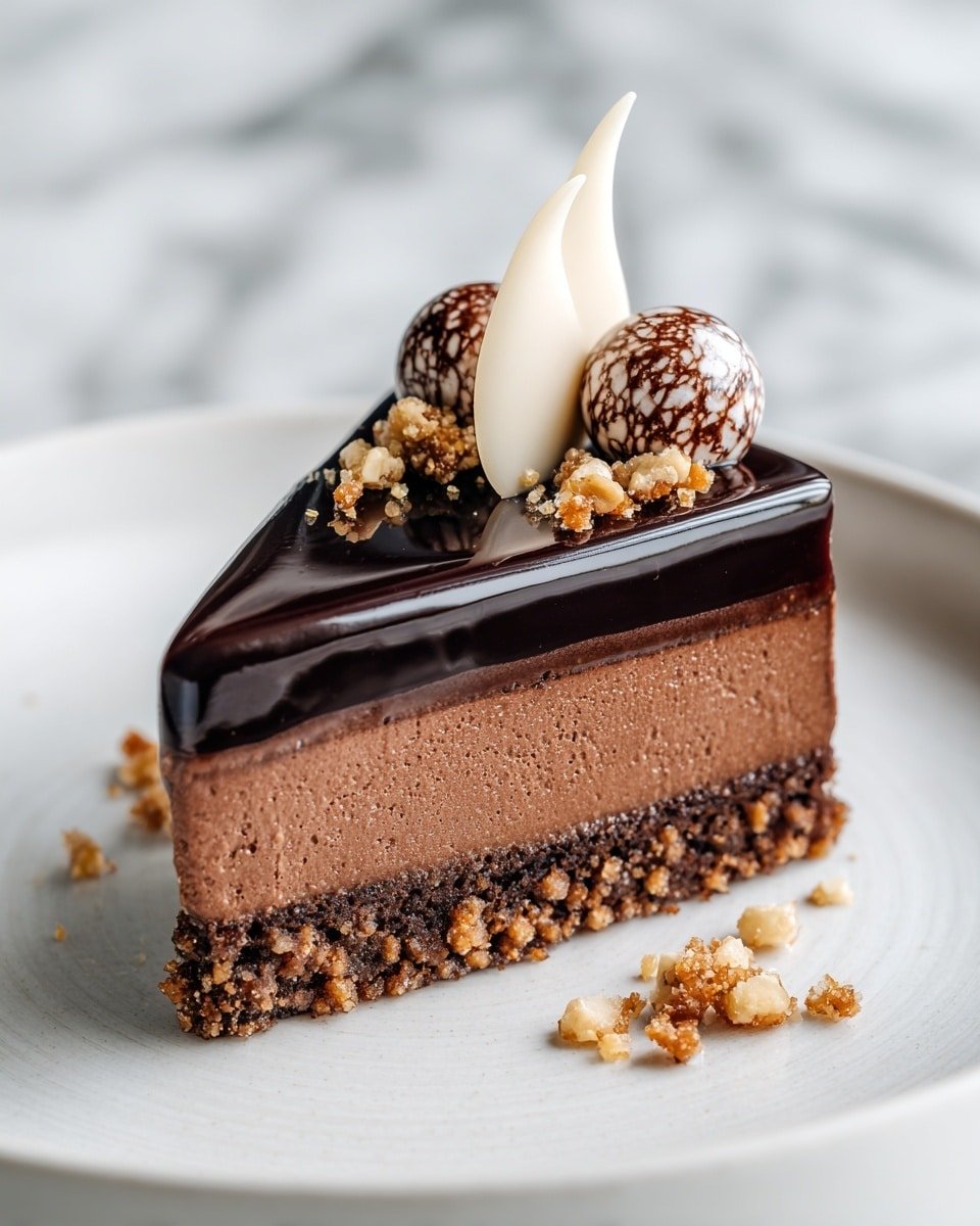 Chocolate Hazelnut Mousse Recipe - Recipe Image — Chocolate Hazelnut Mousse, chocolate hazelnut mousse recipe, easy chocolate mousse, nutty chocolate dessert, rich hazelnut mousse