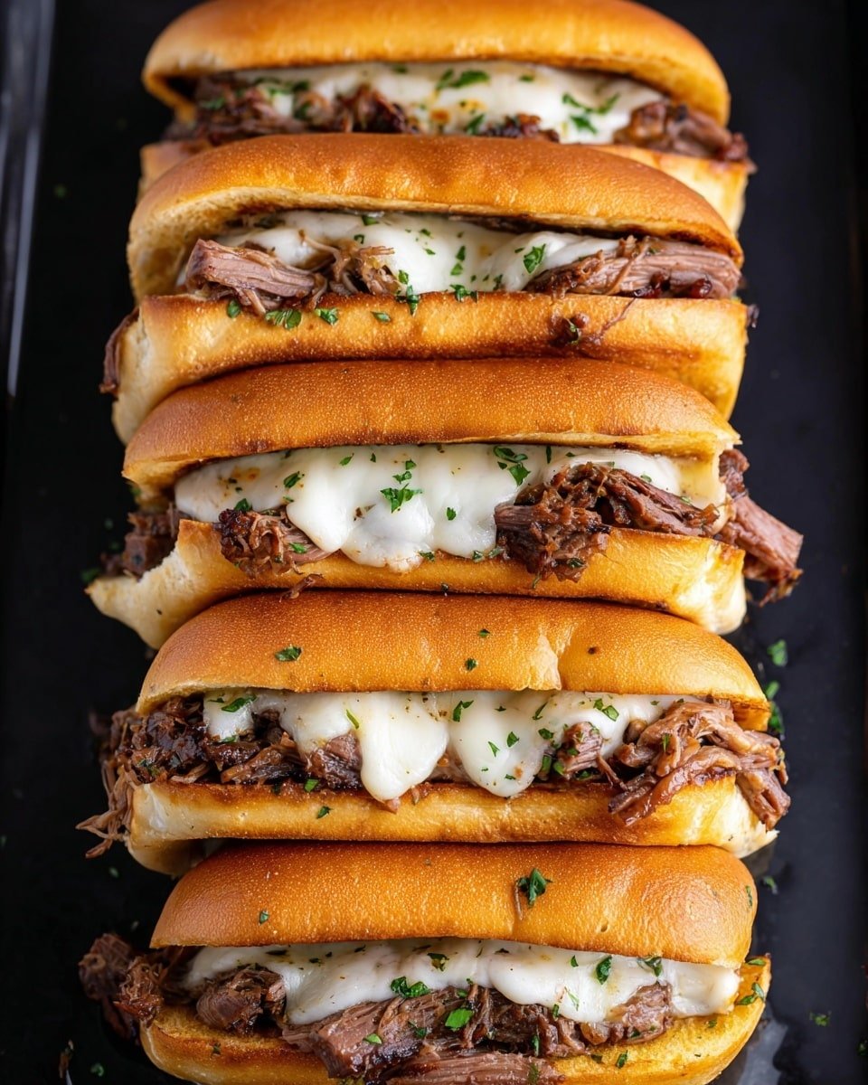 Slow Cooker French Dip Sandwich Recipe - Recipe Image — Slow Cooker French Dip Sandwich, French Dip Sandwich recipe, easy beef sandwiches, tender roast beef sandwich, hearty lunch ideas