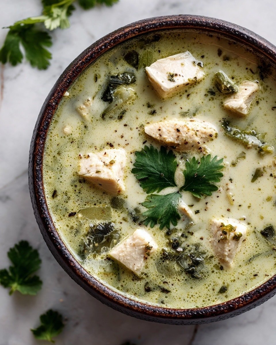 Mouthwatering Roasted Poblano Soup Recipe - Recipe Image — Mouthwatering Roasted Poblano Soup, roasted poblano soup recipe, smoky poblano soup, easy poblano soup, Southwestern roasted pepper soup