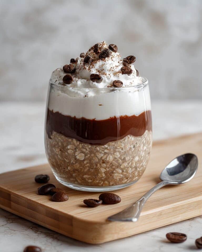 Decadent Mocha Coffee Overnight Oats Recipe
