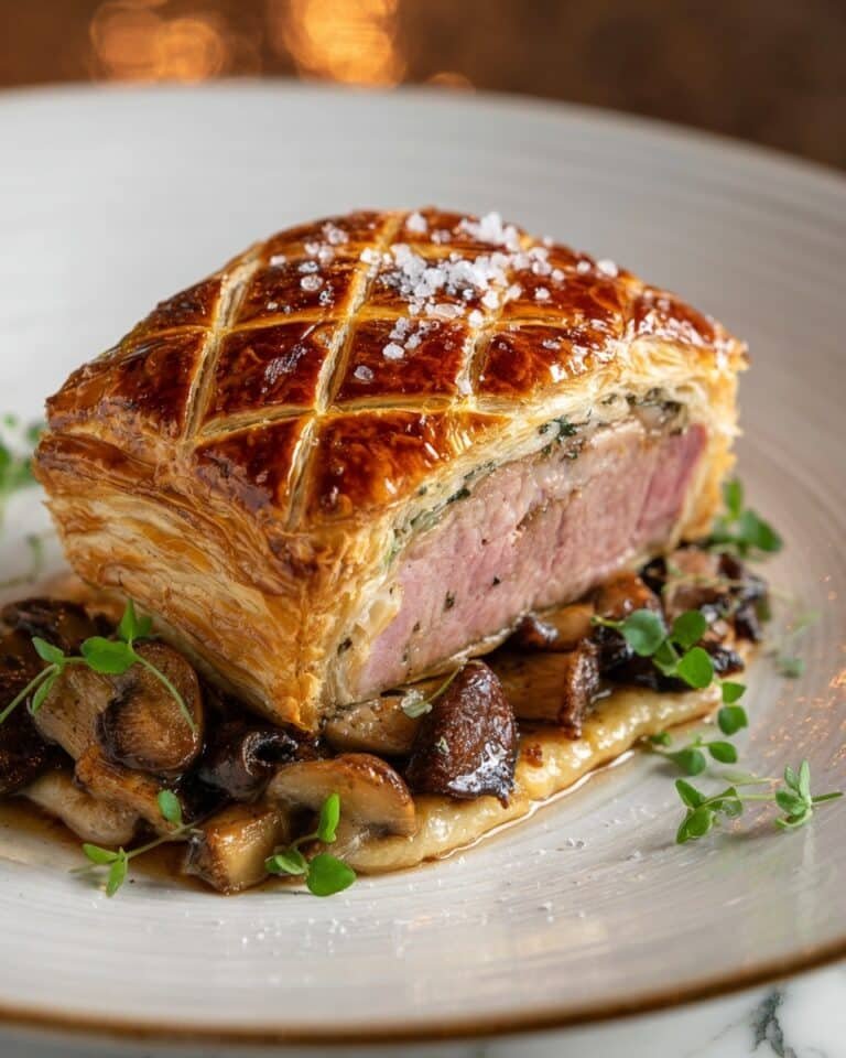 Filet Mignon en Croûte aux Champignons Recipe