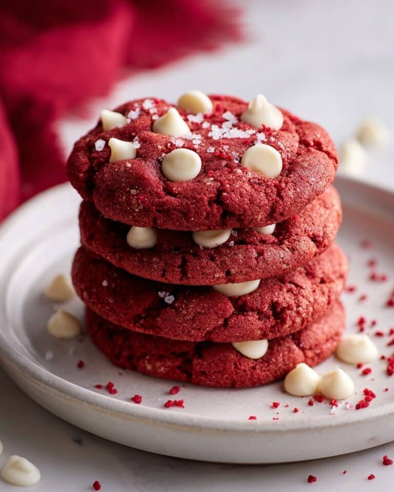 Red Velvet Chocolate Chip Cookies Recipe