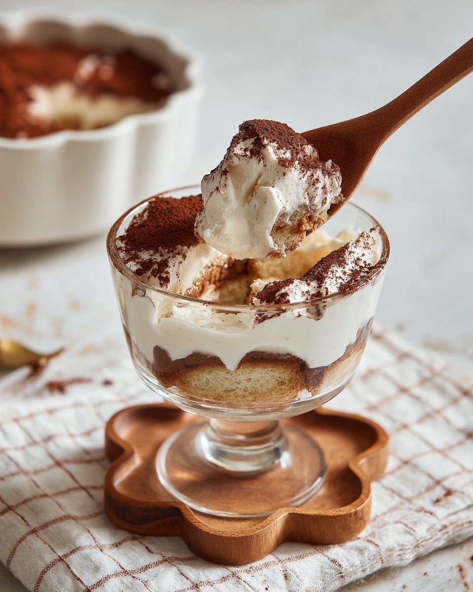 Banana Pudding Tiramisu Recipe - Recipe Image — Banana Pudding Tiramisu, banana pudding dessert, tiramisu with bananas, easy banana pudding recipes, layered banana dessert