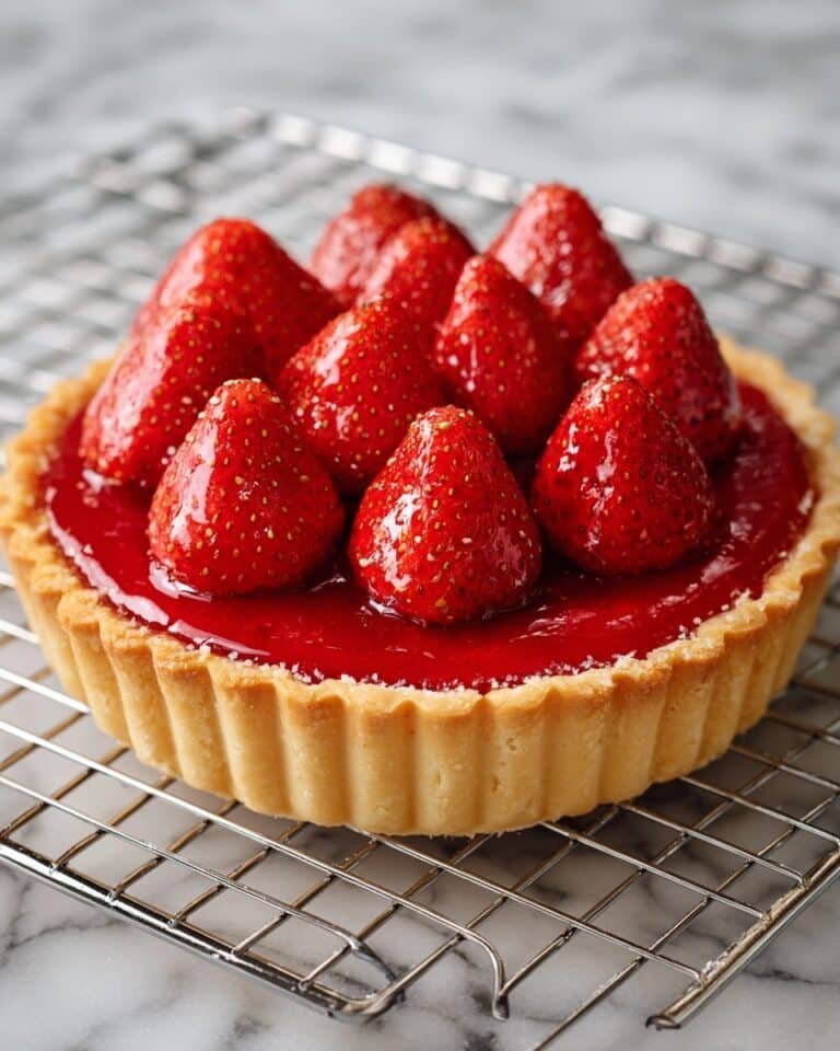 Glazed Fresh Strawberry Tart Recipe