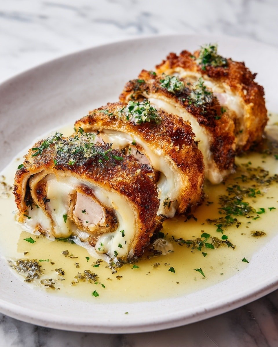 Crispy Creamy Chicken Cordon Bleu Recipe - Recipe Image — Crispy Creamy Chicken Cordon Bleu, chicken cordon bleu recipe, easy chicken cordon bleu, baked chicken cordon bleu, homemade chicken cordon bleu