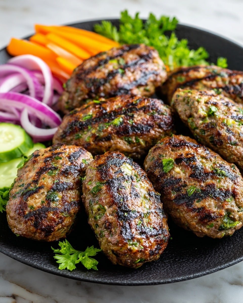 Middle Eastern Kofta Kebabs Recipe - Recipe Image — Middle Eastern Kofta Kebabs, Middle Eastern kebabs, homemade kofta skewers, flavorful kofta recipes, grilled meat kebabs