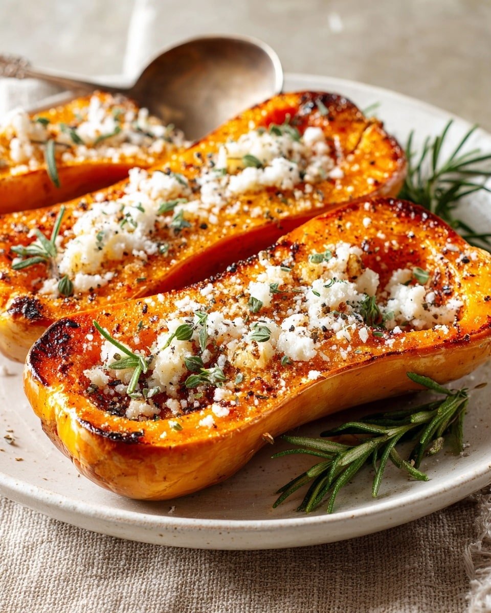 Roasted Honeynut Squash with Parmesan and Herbs Recipe - Recipe Image — Roasted Honeynut Squash with Parmesan and Herbs, roasted honeynut squash, honey nut squash recipes, fall vegetable side dish, easy squash recipes