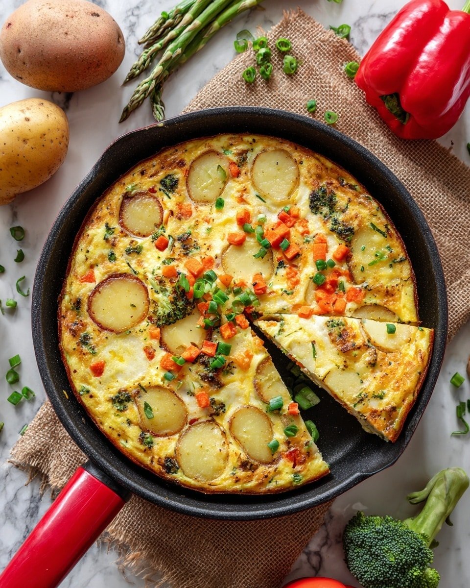 Savory Winter Vegetable Frittata Recipe - Recipe Image — Savory Winter Vegetable Frittata, winter vegetable frittata recipe, healthy winter brunch ideas, easy vegetable breakfast dish, comforting winter egg casserole