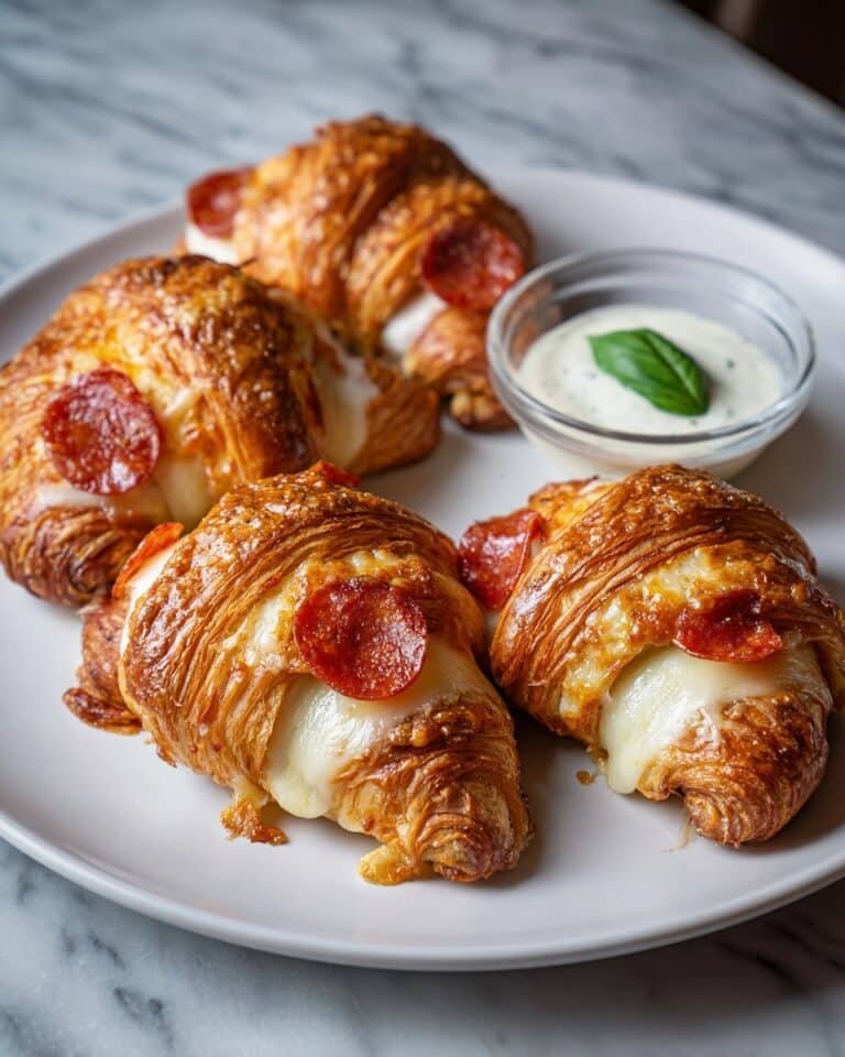 Gooey Mozzarella Pepperoni Croissant Rolls in 30 Minutes Recipe