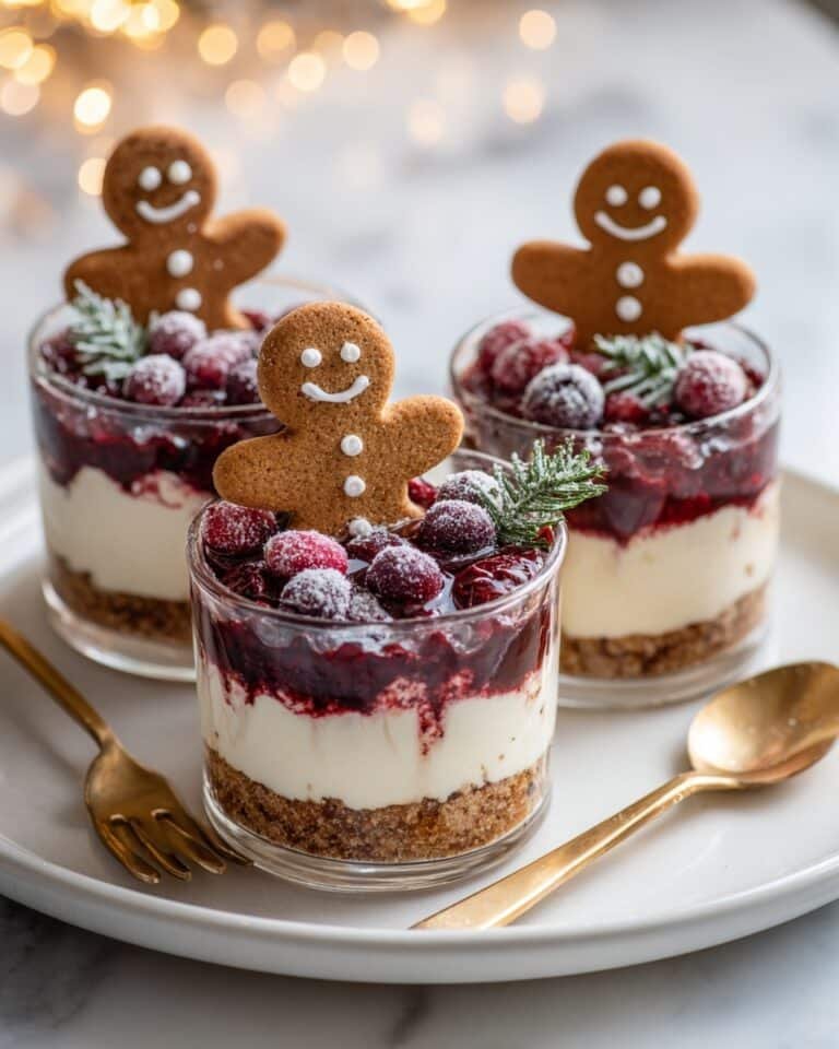 White Chocolate Cheesecakes with Mulled Wine Fruit Recipe