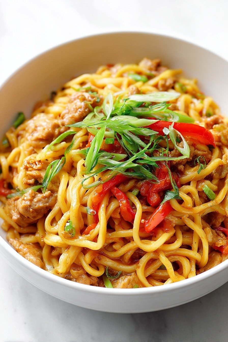Easy Chicken Lo Mein Recipe - Article Image 2 — Easy Chicken Lo Mein, chicken lo mein, quick Chinese noodles, Asian stir-fry recipe, homemade lo mein