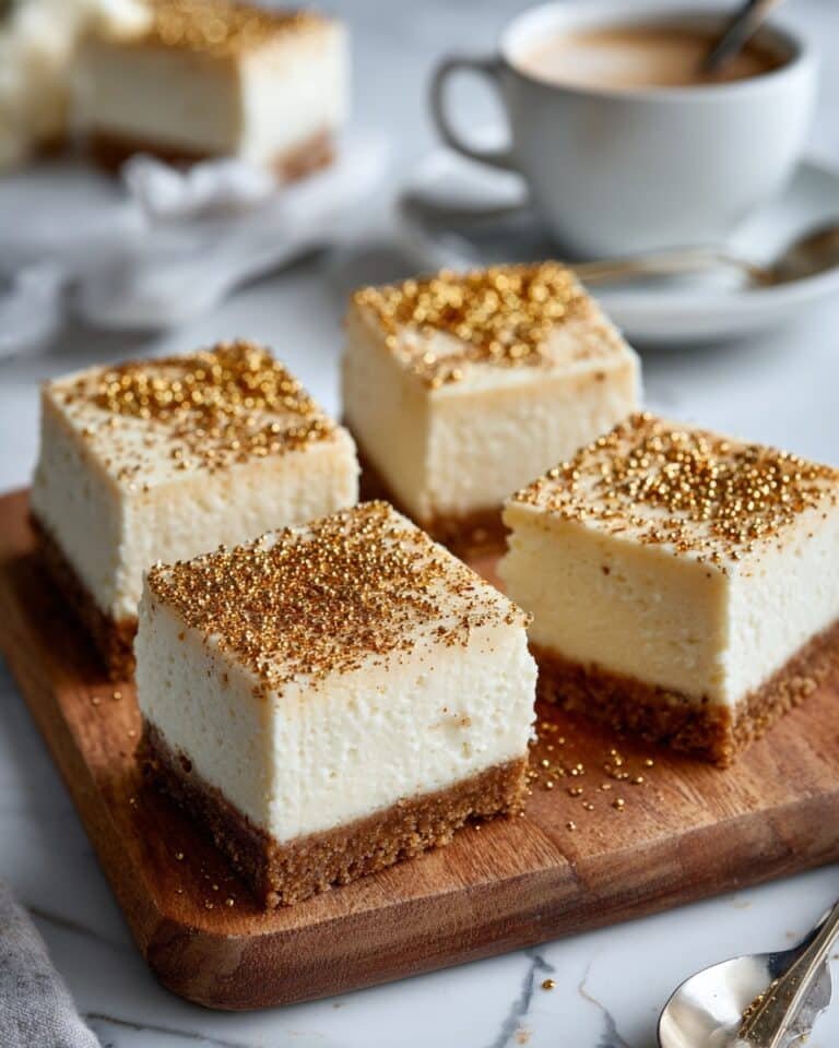 Eggnog Cheesecake Bars Recipe
