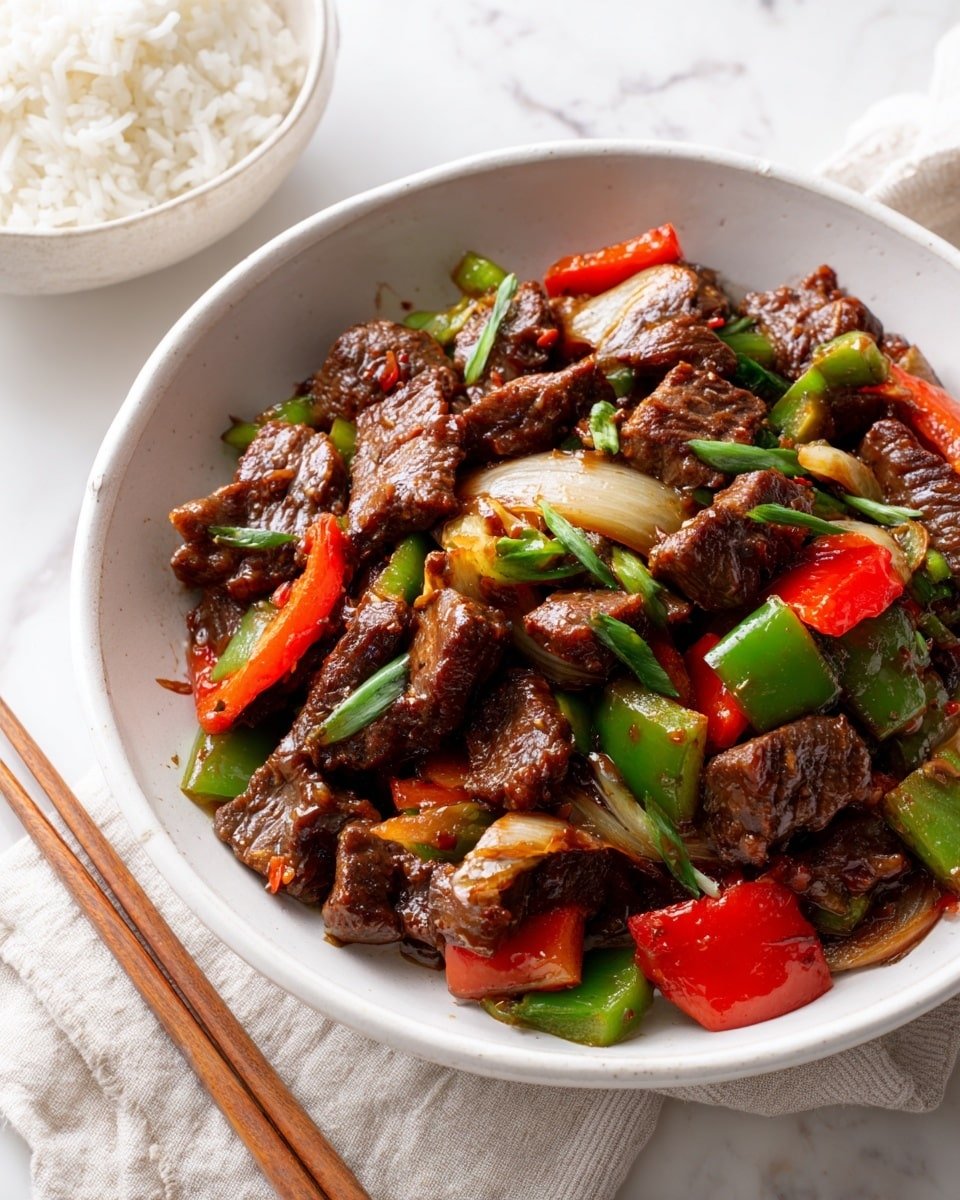 Black Pepper Beef Stir Fry Recipe - Recipe Image — Black Pepper Beef Stir Fry, beef stir fry recipes, easy Asian beef dishes, quick dinner ideas, savory beef stir fry