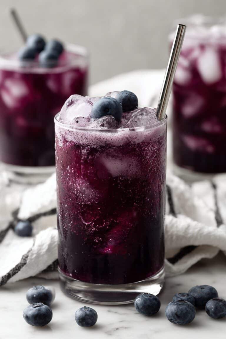 Homemade Blueberry Soda Recipe