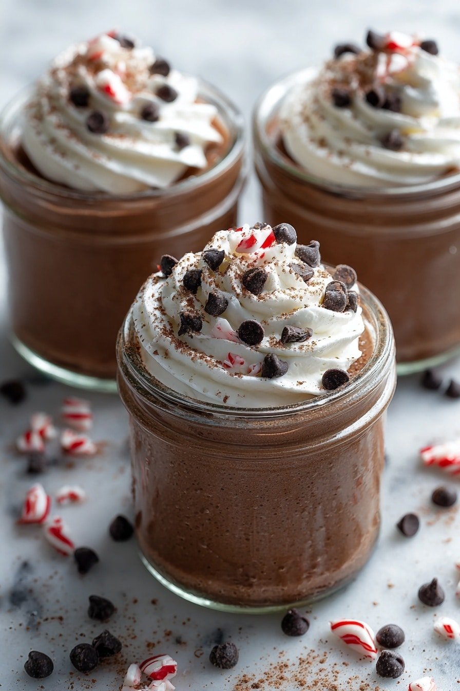 Peppermint Chocolate Greek Yogurt Dessert Recipe - Article Image 2 — Peppermint Chocolate Greek Yogurt Dessert, healthy peppermint chocolate dessert, Greek yogurt peppermint treat, easy holiday yogurt dessert, refreshing chocolate mint dessert