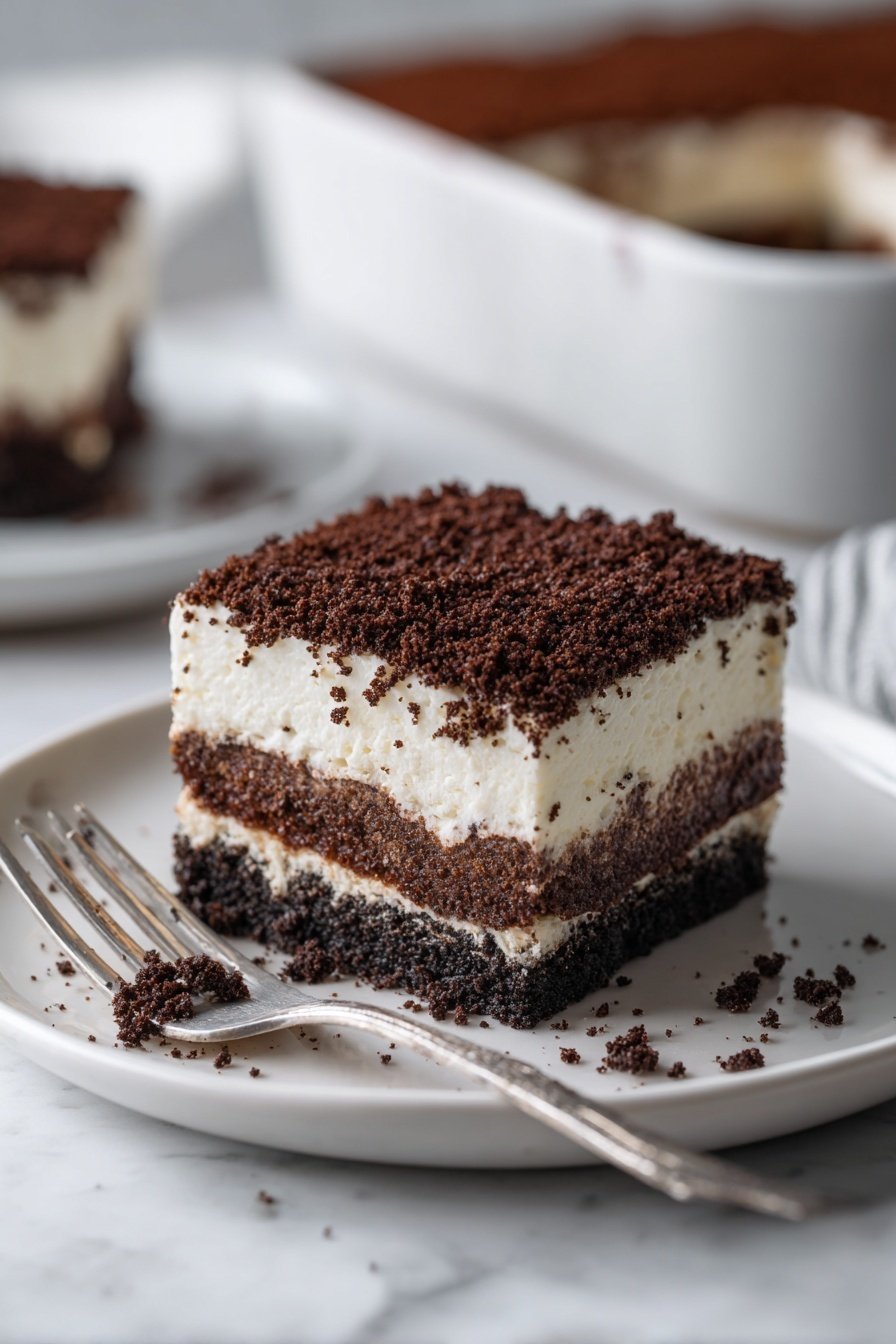 Easy Dirt Cake with Oreos and Vanilla Pudding Recipe - Article Image 2 — Easy Dirt Cake with Oreos and Vanilla Pudding, Oreo Dirt Cake Recipe, No-Bake Dirt Cake Dessert, Kid-Friendly Oreo Cake, Easy Party Dessert