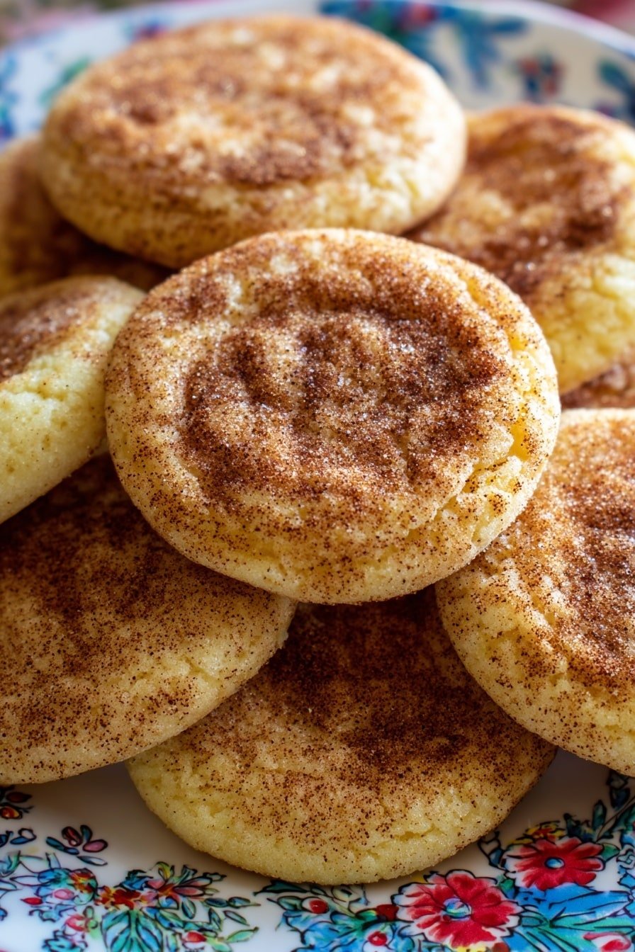 Apple Cinnamon Snickerdoodles Recipe - Article Image 2 — Apple Cinnamon Snickerdoodles, cinnamon apple cookies, fall snickerdoodle recipe, homemade apple cinnamon cookies, easy apple dessert