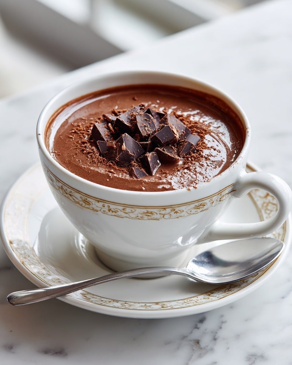 Indulgent Vegan Hot Chocolate Recipe - Recipe Image — Indulgent Vegan Hot Chocolate, vegan hot chocolate recipe, dairy-free hot chocolate, cozy vegan drinks, rich vegan hot chocolate