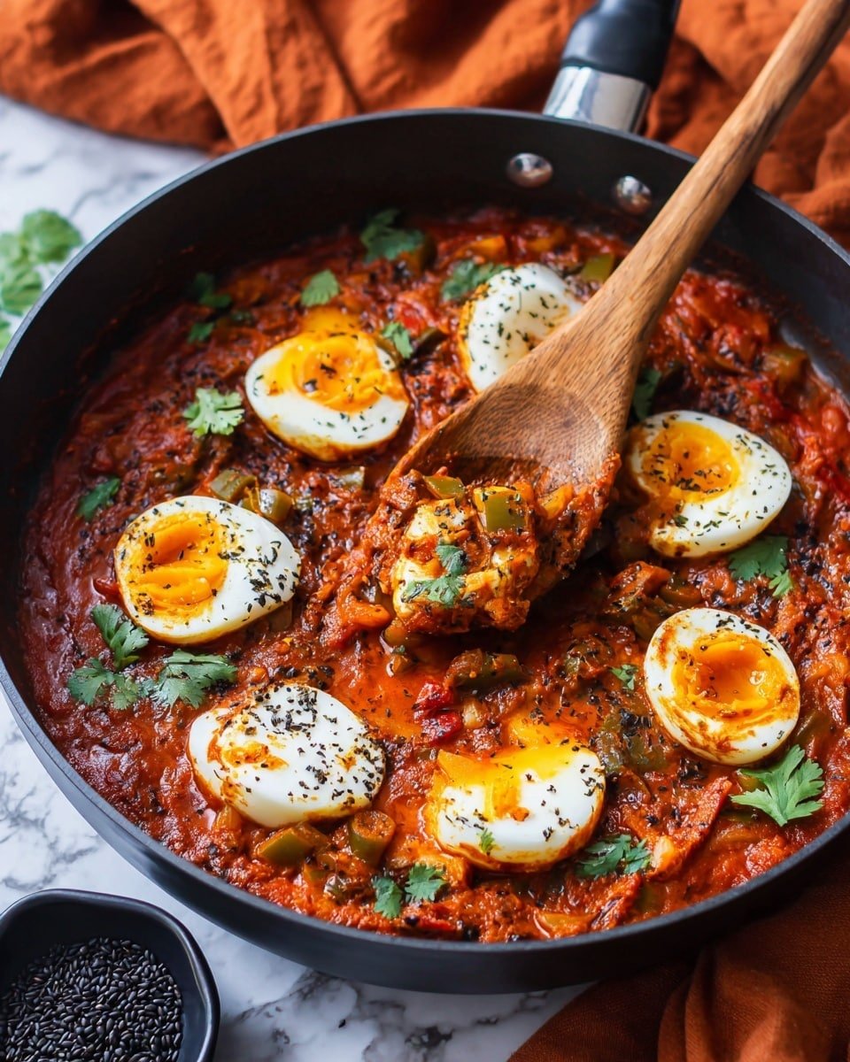 Egg Curry Recipe - Recipe Image — Egg Curry, Egg Curry Recipe, Easy Egg Curry, Spicy Egg Curry, Coconut Egg Curry