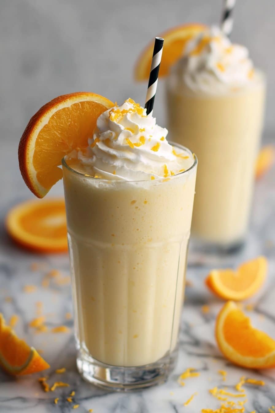 Orange Creamsicle Smoothie Recipe - Article Image 2 — Orange Creamsicle Smoothie, healthy orange smoothies, creamy citrus drink, quick breakfast smoothies, refreshing summer smoothies