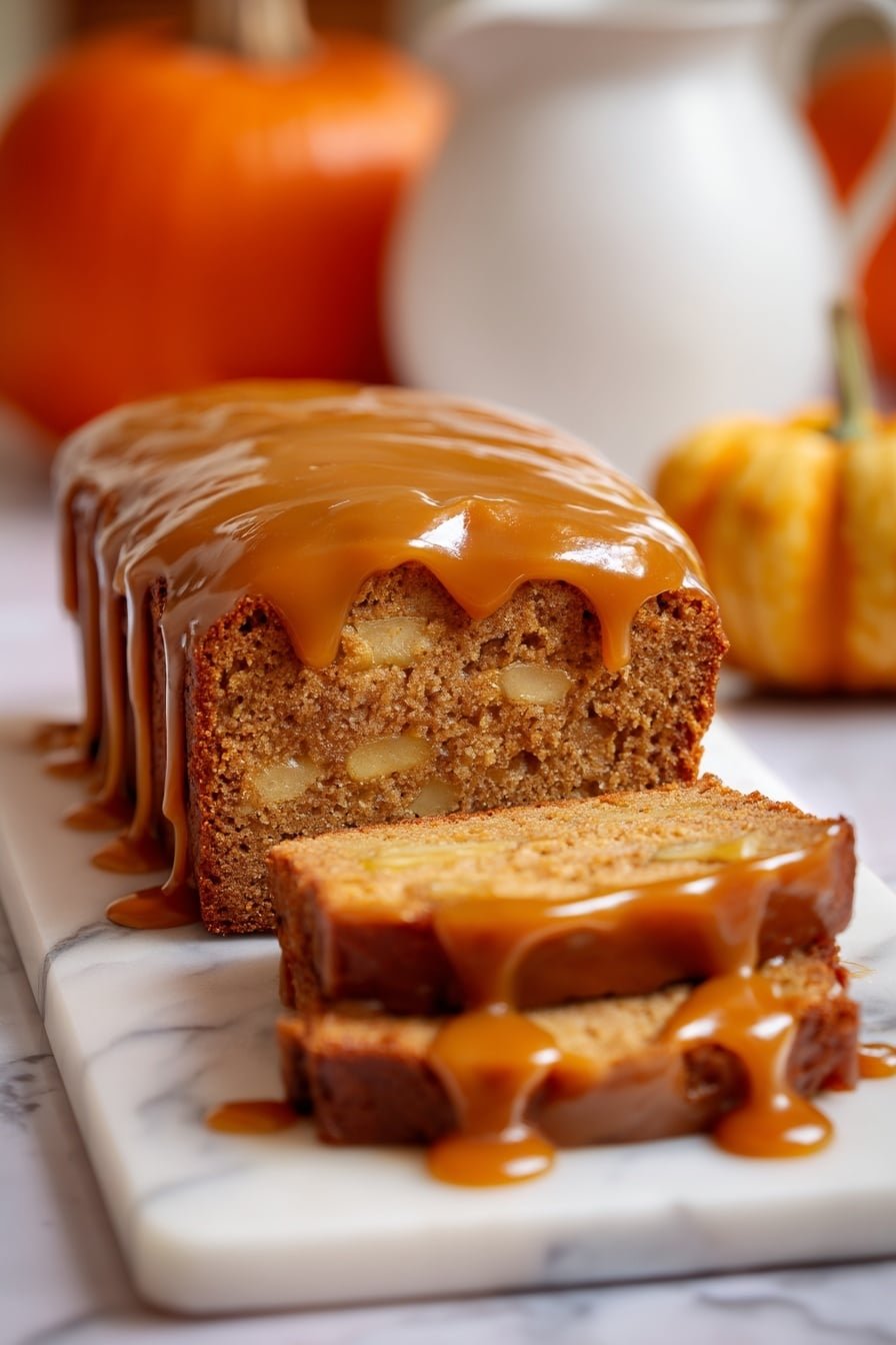 Apple Fritter Bread Recipe - Article Image 2 — Apple Fritter Bread, cinnamon apple bread, soft apple dessert, easy apple quick bread, homemade apple loaf