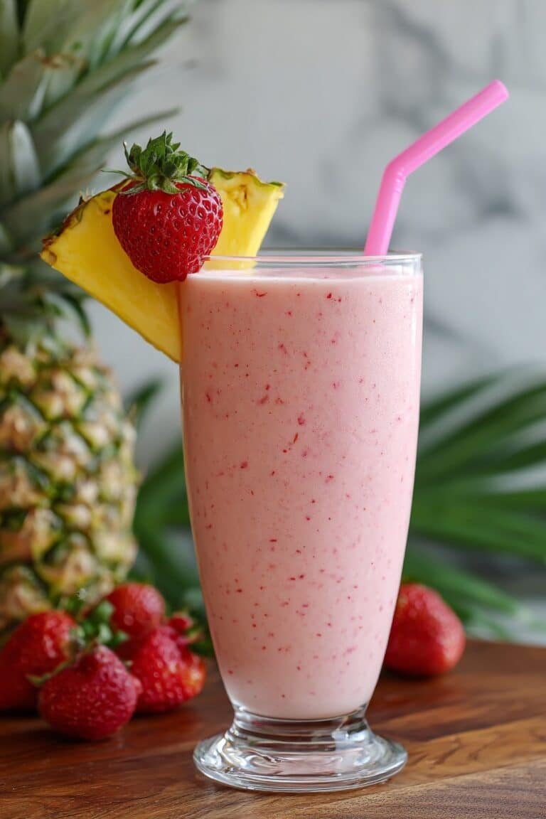 Virgin Strawberry Pina Colada Recipe