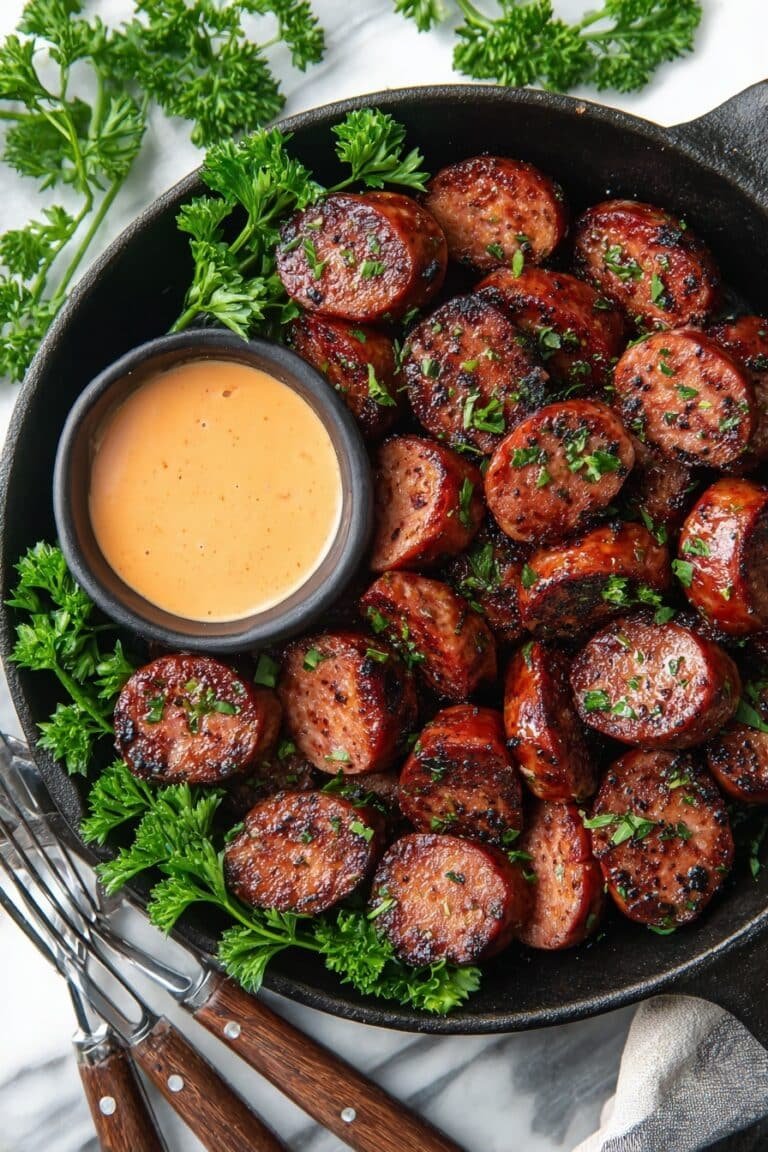 Spicy Sriracha Kielbasa Bites Recipe