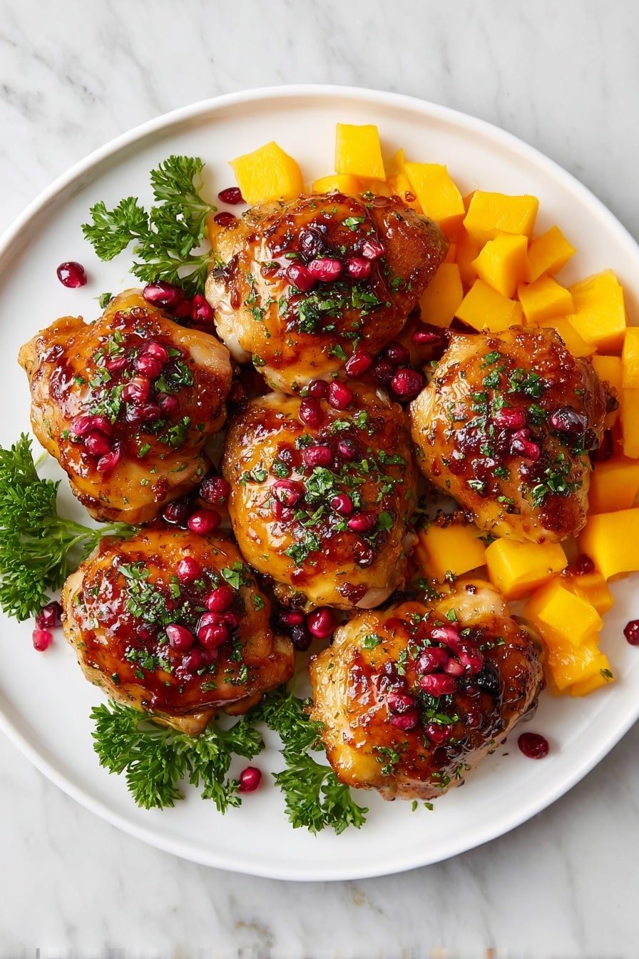 Cranberry Glazed Chicken with Roasted Carrots Recipe - Article Image 1 — Cranberry Glazed Chicken with Roasted Carrots, Cranberry glazed chicken recipe, roasted carrot chicken dinner, easy festive chicken dish, healthy cranberry chicken