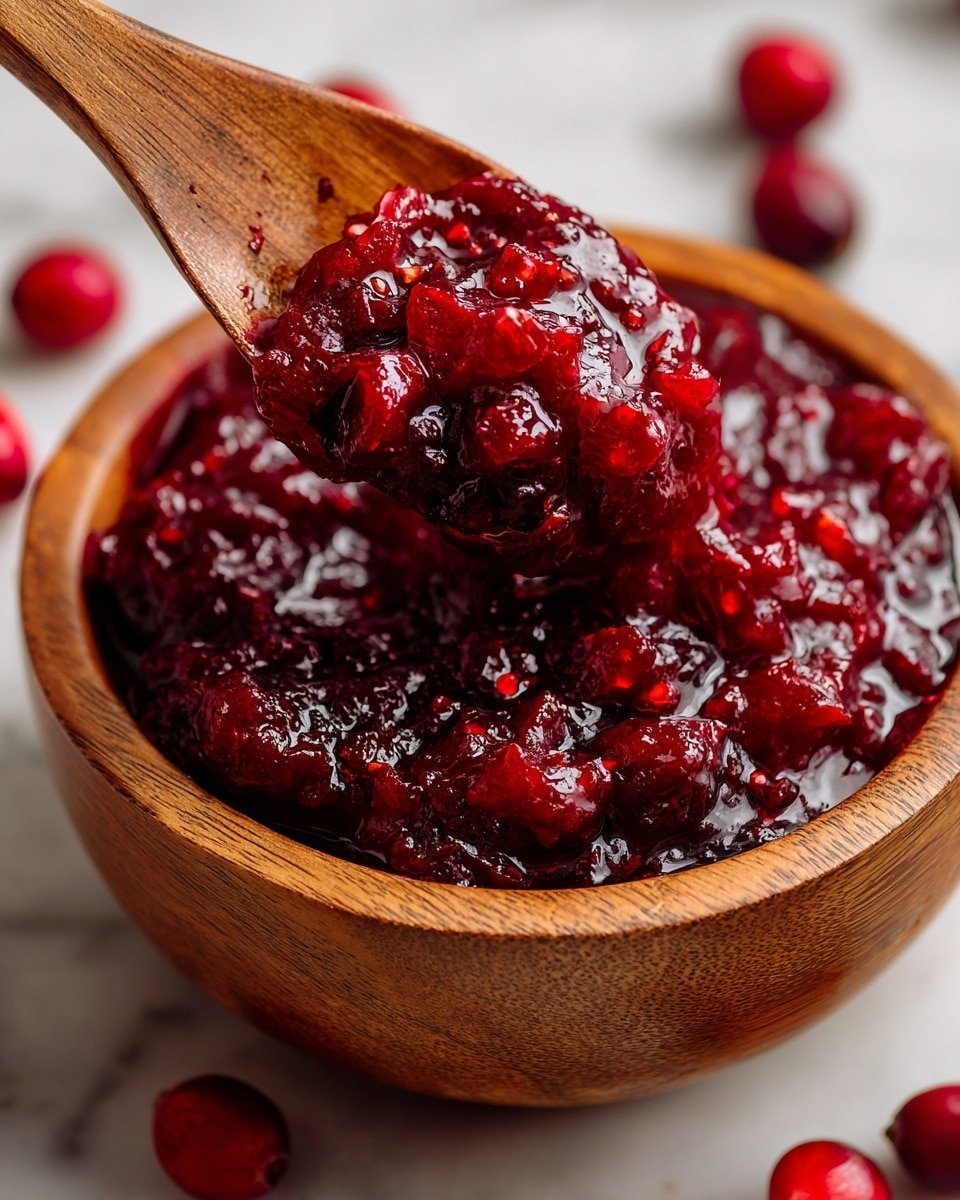 Classic Cranberry Sauce Recipe - Recipe Image — Classic Cranberry Sauce, homemade cranberry sauce, holiday cranberry sauce, easy cranberry sauce recipe, festive cranberry condiment