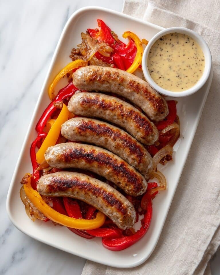 Sheet-Pan Sausage and Peppers with Apples Recipe