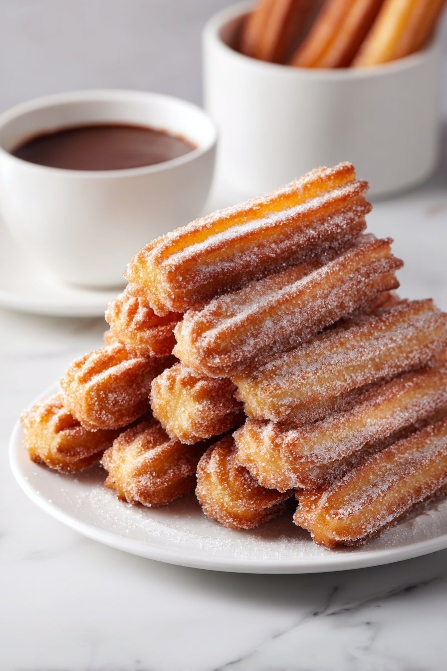 Baked Churro Bites with Cinnamon Sugar Recipe - Article Image 2 — Baked Churro Bites with Cinnamon Sugar, baked churro bites, cinnamon sugar churro bites, homemade baked churros, easy churro bites