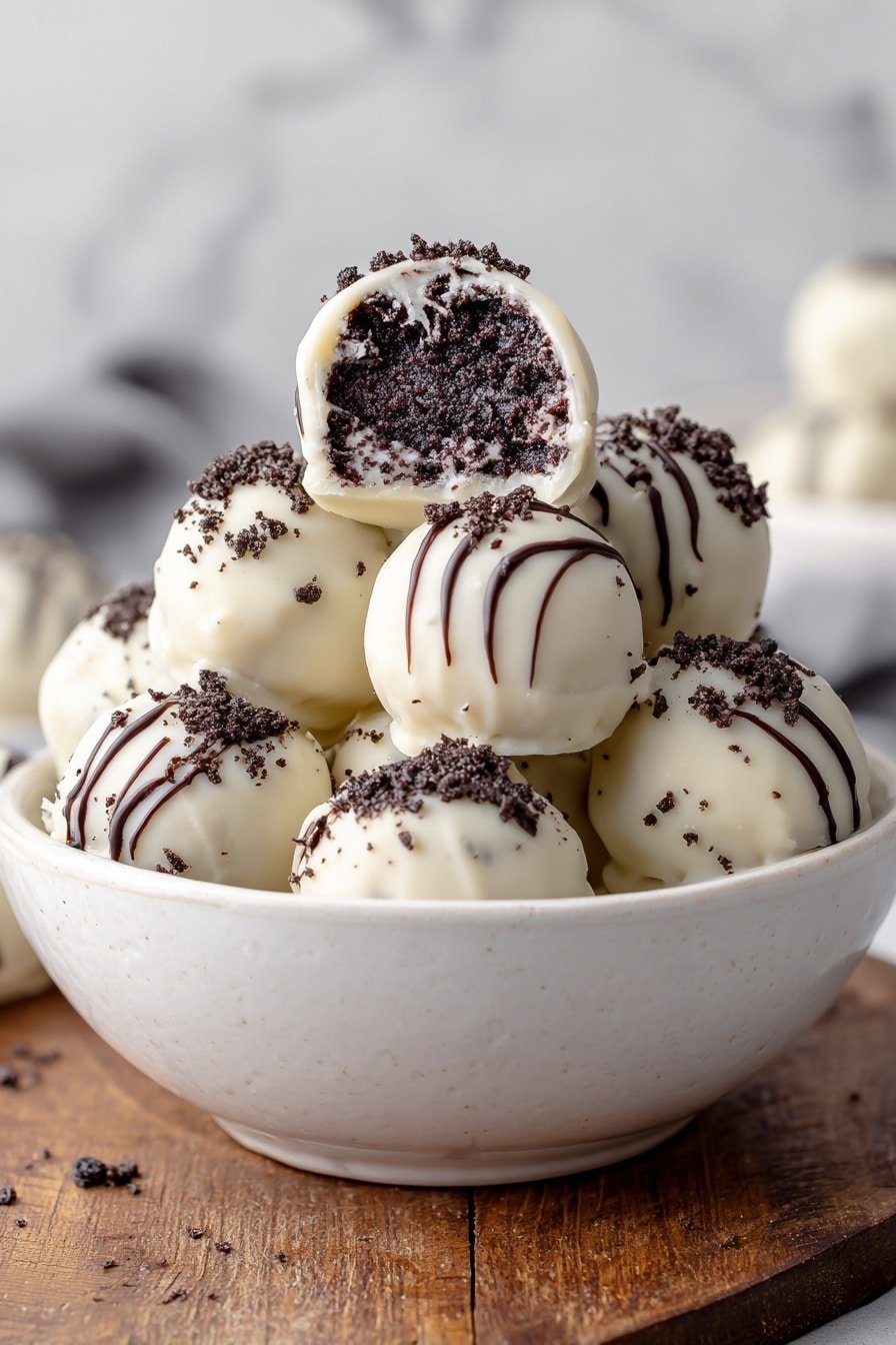 Oreo Cake Balls Recipe - Article Image 1 — Oreo Cake Balls, Oreo Cake Balls dessert, no-bake Oreo treats, easy Oreo cake balls, homemade Oreo cake balls