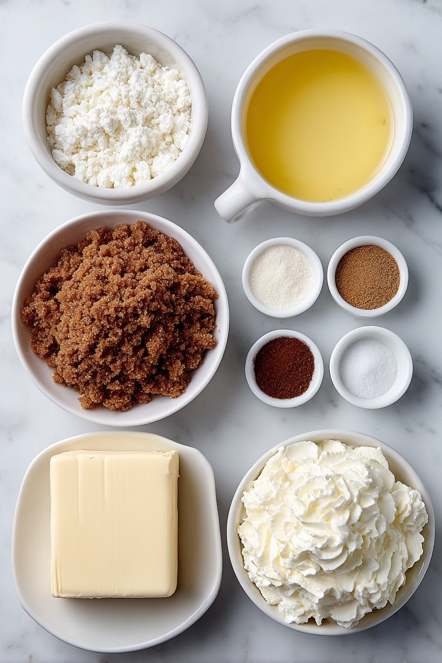 No-Bake Gingerbread Cheesecake Cups Recipe - Ingredients Image — No-Bake Gingerbread Cheesecake Cups,Cool holiday desserts, festive no-bake cheesecakes,easy gingerbread dessert, no-bake cheesecake ideas