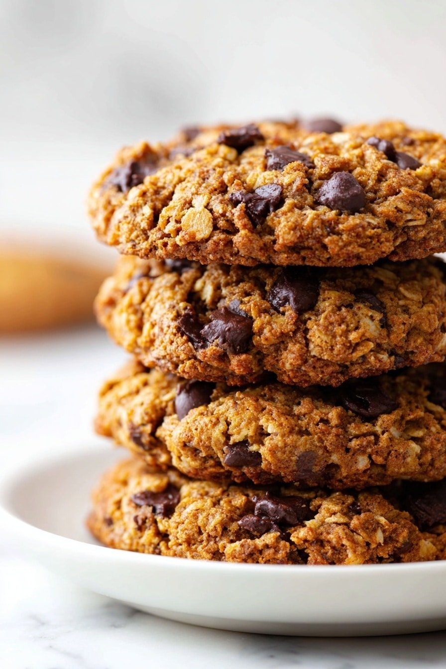 Peanut Butter Oatmeal Chocolate Chip Cookies Recipe - Article Image 2 — Peanut Butter Oatmeal Chocolate Chip Cookies, easy cookie recipes, healthy cookies with chocolate, homemade oatmeal cookies, simple baking ideas