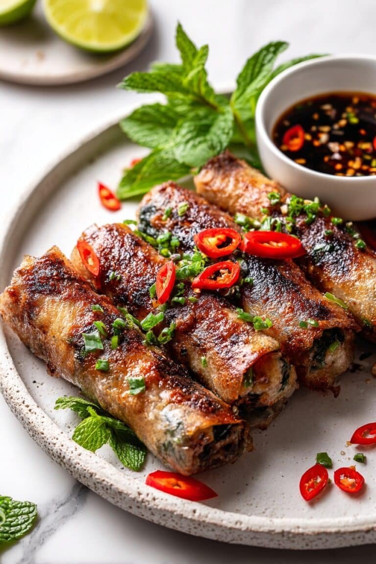 Thai Basil Beef Rolls Recipe