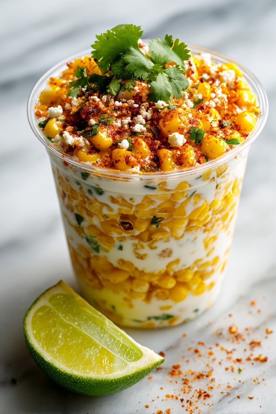 Creamy Mexican Street Corn (Esquites) Recipe - Article Image 2 — Creamy Mexican Street Corn Esquites, Mexican street corn, creamy corn side dish, easy Mexican corn recipes, flavorful esquites snack
