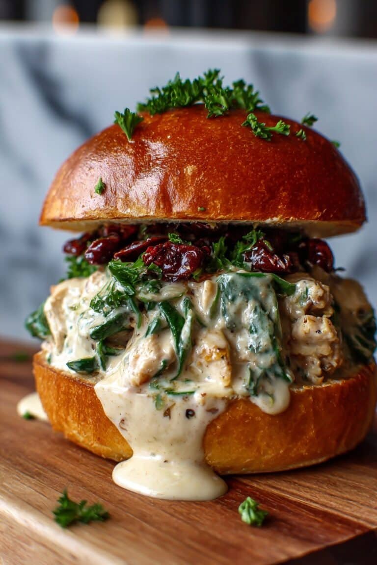 Creamy Sun-Dried Tomato Chicken Sandwich Recipe