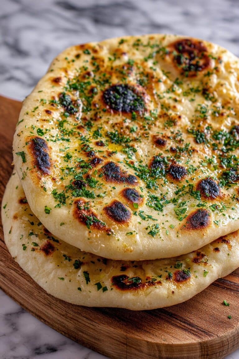 Easy Sourdough Discard Naan Recipe
