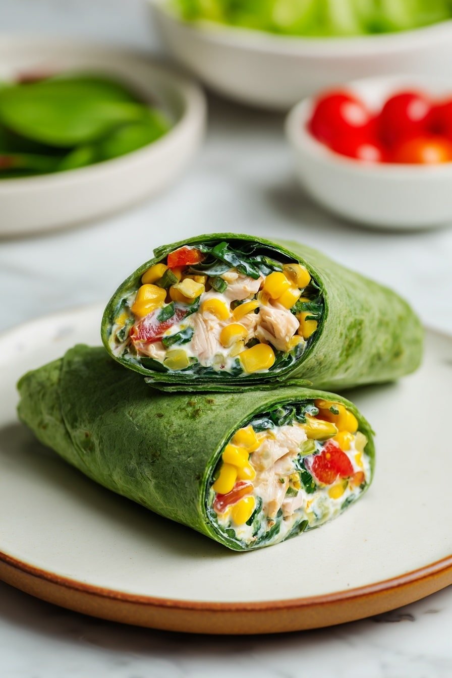 Green Goddess Chickpea Wraps Recipe - Article Image 2 — Green Goddess Chickpea Wraps, healthy chickpea wraps, easy vegan lunch ideas, fresh vegetarian wraps, quick plant-based recipes