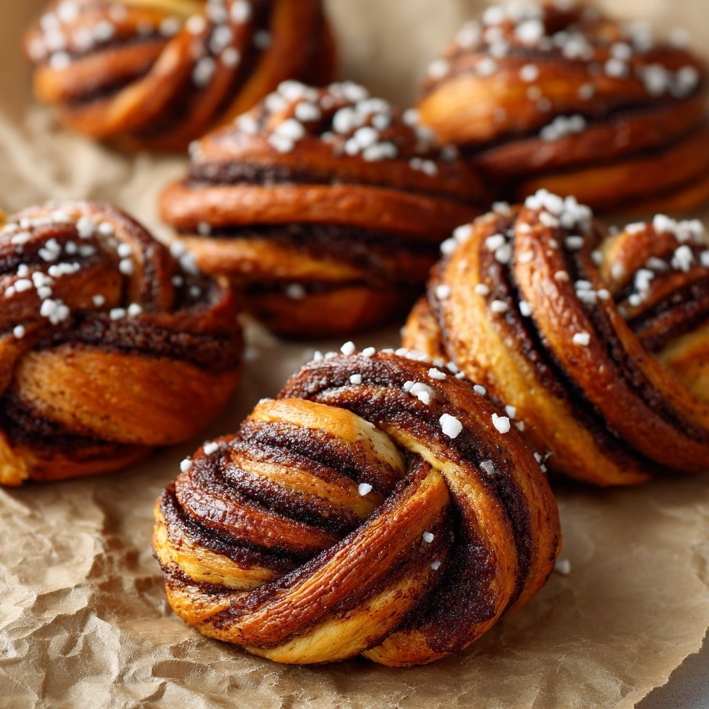 Cinnamon Knots with Coffee Icing Recipe - Article Image 2 — Cinnamon Knots with Coffee Icing, Cinnamon Knot pastry recipe, easy cinnamon knot baking, homemade coffee icing, cozy breakfast pastries