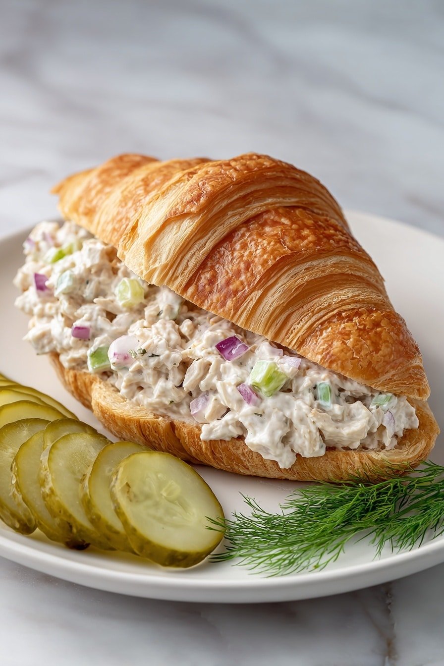 Dill Pickle Chicken Salad Recipe - Article Image 2 — Dill Pickle Chicken Salad, Chicken Salad Recipes, Easy Chicken Salad, Healthy Chicken Salad, Picnic Chicken Salad