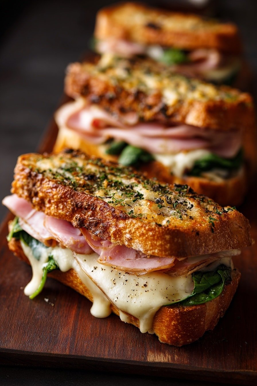 Garlic Butter Hot Roll Sandwiches Recipe - Article Image 2 — Garlic Butter Hot Roll Sandwiches, savory hot roll sandwiches, cheesy garlic rolls, easy hot roll recipes, comfort food sandwiches