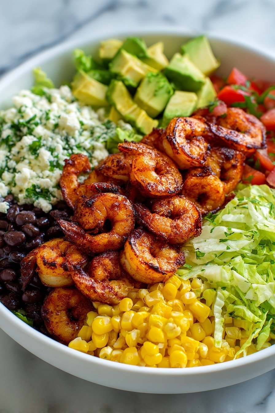 Grilled Shrimp Salad with Corn and Avocado Recipe - Article Image 1 — Grilled Shrimp Salad with Corn and Avocado, healthy seafood salads, summer shrimp recipes, quick grilled shrimp dishes, fresh avocado salad ideas