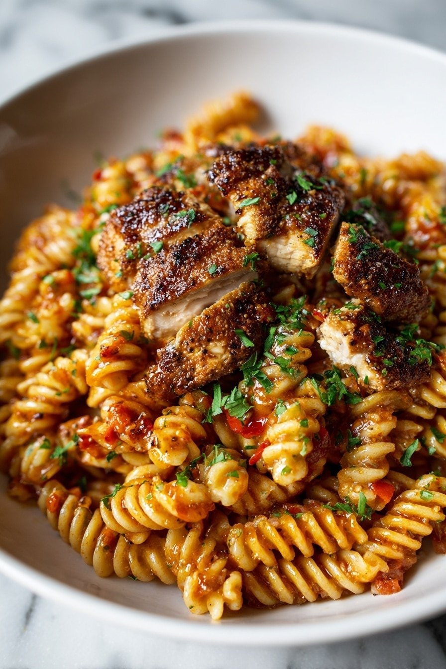 Honey Pepper Chicken Pasta Recipe - Article Image 2 — Honey Pepper Chicken Pasta, easy chicken pasta recipes, quick dinner ideas, flavorful pasta dishes, honey pepper chicken