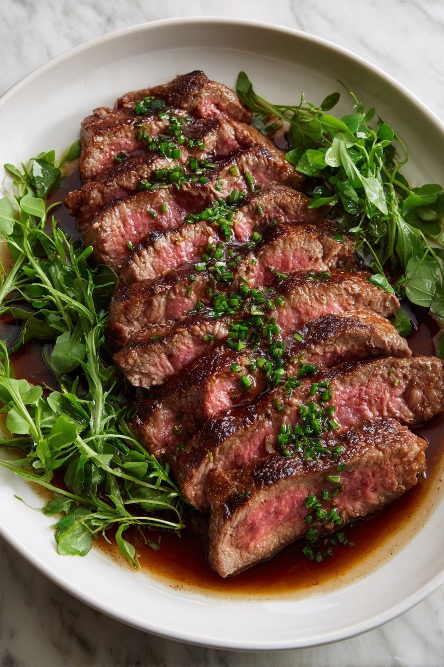 Tender London Broil with Rosemary Marinade Recipe - Article Image 1 — Tender London Broil Rosemary Marinade, London Broil recipes, grilled beef steak with herbs, easy beef marinade recipes, flavorful beef dishes