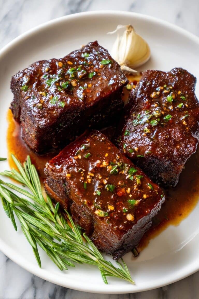 Seared Lamb Chops with Honey Garlic Glaze Recipe