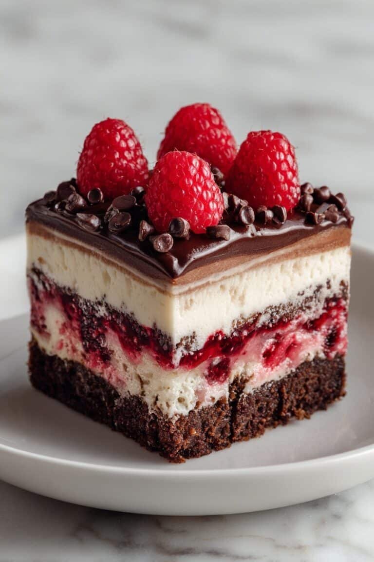 Dark Chocolate Raspberry Cheesecake Recipe