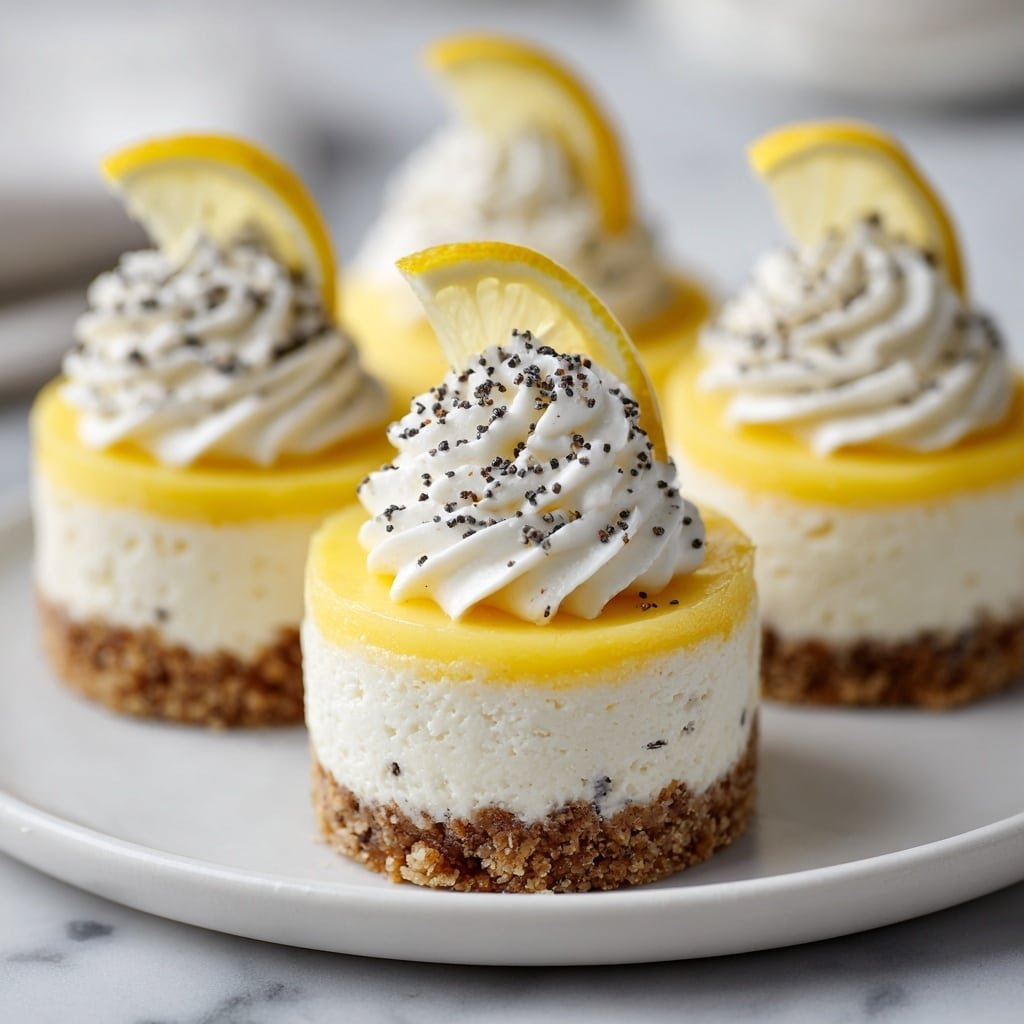 Lemon Cheesecake Bites Recipe - Article Image 2 — Lemon Cheesecake Bites, easy lemon cheesecake, mini cheesecake dessert, lemon dessert recipes, no-bake cheesecake bites